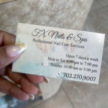 Nail Fx - Business card - Nail Salons Near Me - Henderson, Nevada
