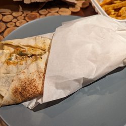 Chicken donair wrap
