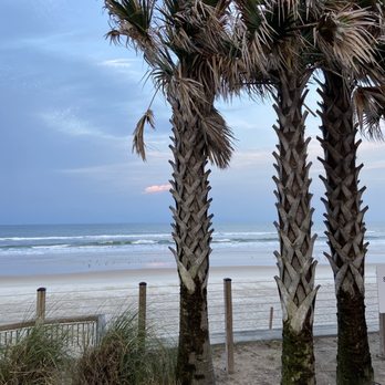 Crabby's Oceanside - View from deck - Seafood Near Me - Daytona Beach, Florida