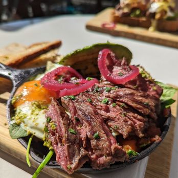 Outpost Kitchen - Raging bull skillet - Breakfast & Brunch Near Me - Costa Mesa, California Outpost Kitchen - Raging bull skillet - Breakfast & Brunch Near Me - Costa Mesa, California