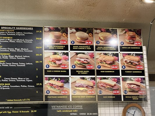 Menu photo 2 Main Street Bagels San Leandro, CA