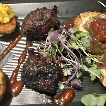 Flavorture - At least this plate was better presented without 6-7 things squished onto one plate. See, no lobster on the eggs ‍ - Bars Near Me - Washington, DC, District of Columbia