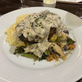 Lone Wolf Restaurant & Lounge - Bacon  wrapped meatloaf - New American Near Me - Jackson, California