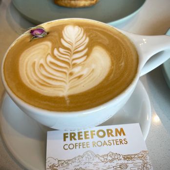 FreeForm Coffee Roasters - Latte and chocolate croissant - Coffee Roasteries Near Me - Sedona, Arizona FreeForm Coffee Roasters - Latte and chocolate croissant - Coffee Roasteries Near Me - Sedona, Arizona