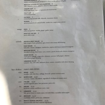 Mata G Vegetarian Kitchen - Vegetarian Near Me - Albuquerque, New Mexico