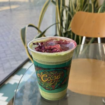 Cajé Coffee Roasters - Rose matcha latte - Coffee & Tea Near Me - Santa Barbara, California