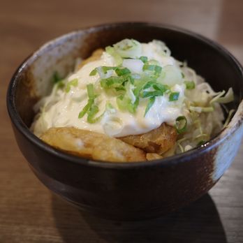 Torisoba Sumiya - Small Fried Chicken Bowl with Tartar Sauce - Ramen Near Me - Los Angeles, California Torisoba Sumiya - Small Fried Chicken Bowl with Tartar Sauce - Ramen Near Me - Los Angeles, California
