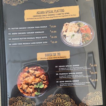 Asiana Indian Cuisine - Menu - Indian Near Me - Austin, Texas Asiana Indian Cuisine - Menu - Indian Near Me - Austin, Texas