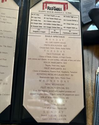 Menu photo 4 Red Table Huntington Beach, CA Menu photo 4 Red Table Huntington Beach, CA