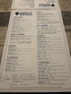 Menu photo 3 Crafty Buffalo Kitchen and Taphouse Salisbury, NC