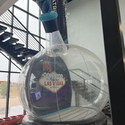 a giant bottle of liquor a giant bottle of liquor