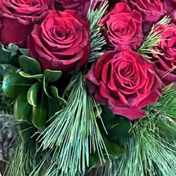 Little House Of Flowers - Christmas arrangement