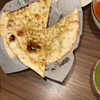 Rudraksh Indian Cuisine - Garlic naan - Indian Near Me - Wesley Chapel, Florida Rudraksh Indian Cuisine - Garlic naan - Indian Near Me - Wesley Chapel, Florida