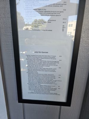 Menu photo 7 The Workshop Benicia, CA