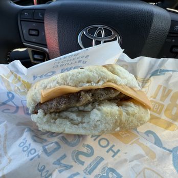 Biscuitville - Sausage and cheese biscuit. - Breakfast & Brunch Near Me - Indian Land, South Carolina Biscuitville - Sausage and cheese biscuit. - Breakfast & Brunch Near Me - Indian Land, South Carolina