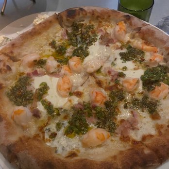 Sixty Vines - Shrimp and Bacon Pizza - Wine Bars Near Me - Houston, Texas Sixty Vines - Shrimp and Bacon Pizza - Wine Bars Near Me - Houston, Texas