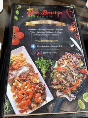 Menu photo 2 Don Barriga Mexican Grill Philadelphia, PA Menu photo 2 Don Barriga Mexican Grill Philadelphia, PA
