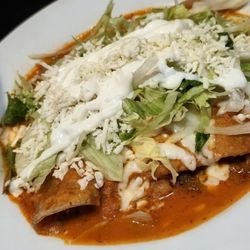 Ground beef enchiladas