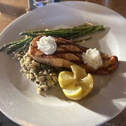 Salmon with honey orange butter Salmon with honey orange butter