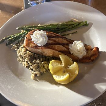 The Vine - Salmon with honey orange butter - Cocktail Bars Near Me - Elkhart, Indiana