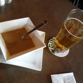 Magnums Pub - Homemade cream of celery soup and coors banquet pint - Pubs Near Me - Brampton, Ontario