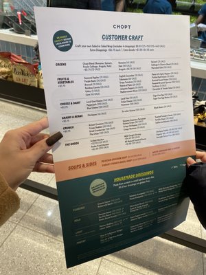 Menu photo 4 Chopt Creative Salad Co. Alexandria, VA