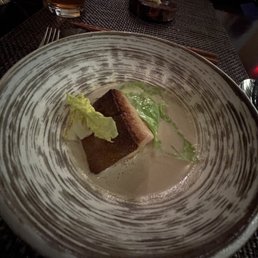 Black Cod with Japanese pumpkin and romaine