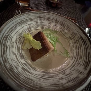 Elements - Black Cod with Japanese pumpkin and romaine - New American Near Me - Princeton, New Jersey