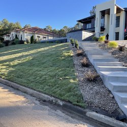 Flores Landscaping - Sod installation and flower bed