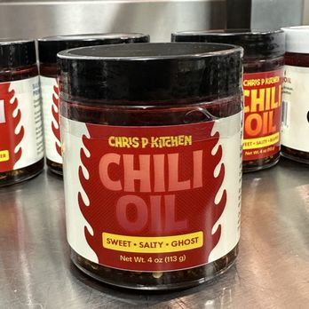 Chris P Kitchen - Level 4 Ghost Chili Oil (4 oz) - Chicken Wings Near Me - Santa Ana, California