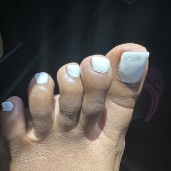 Nail Creations - Look at the polish unacceptable - Nail Salons Near Me - Douglasville, Georgia