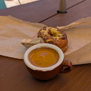Dynamo Donut & Coffee - Passion fruit milk chocolate & espresso - Coffee & Tea Near Me - San Francisco, California Dynamo Donut & Coffee - Passion fruit milk chocolate & espresso - Coffee & Tea Near Me - San Francisco, California