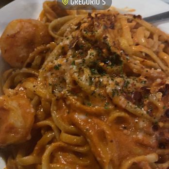 Gregorio's Restaurant - Shimp Shrimp Spicy Tomato Cream - Italian Near Me - Carlsbad, California