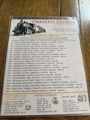 Menu photo 1 Omelette Express Santa Rosa, CA Menu photo 1 Omelette Express Santa Rosa, CA