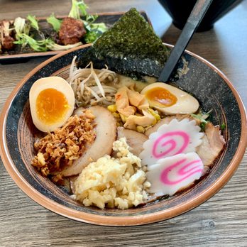 Ton-Ichi Ramen - Tonkatsu rich garlic ramen with crispy onions added. - Ramen Near Me - Downers Grove, Illinois
