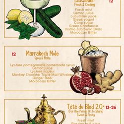 L'Épicier - Cocktails Menu 1