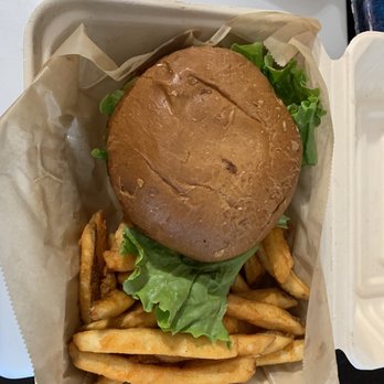 Chicana - Classic burger and fries - Vegan Near Me - Fullerton, California
