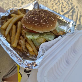 Milo Cafe & Bistro - Milo Burger with Fries - Latin American Near Me - Rockaway, New Jersey Milo Cafe & Bistro - Milo Burger with Fries - Latin American Near Me - Rockaway, New Jersey