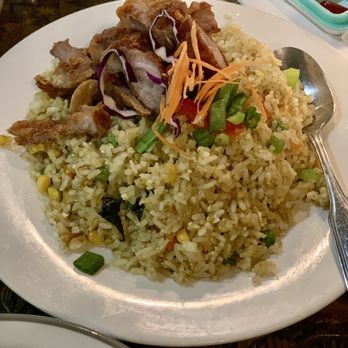 Duang Tawan - Green curry fried pork fried rice - Thai Near Me - Baton Rouge, Louisiana