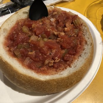 Pike Place Chowder - Manhattan Style Chowder in bread bowl - Seafood Near Me - Seattle, Washington