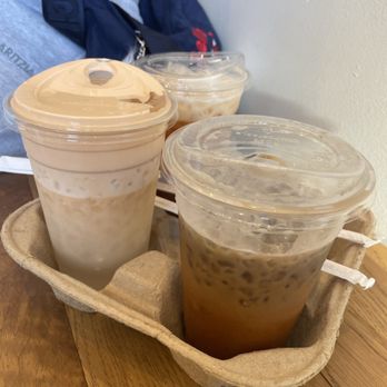 Cha Thai Tea - Coco Cha Cha & Black Sesame Thai Milk Tea (sorry it was too good!) - Bubble Tea Near Me - Berkeley, California