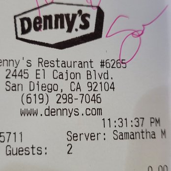 Denny's - American Near Me - San Diego, California