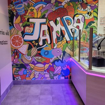 Jamba - a colorful mural in the lobby - Juice Bars & Smoothies Near Me - Reno, Nevada