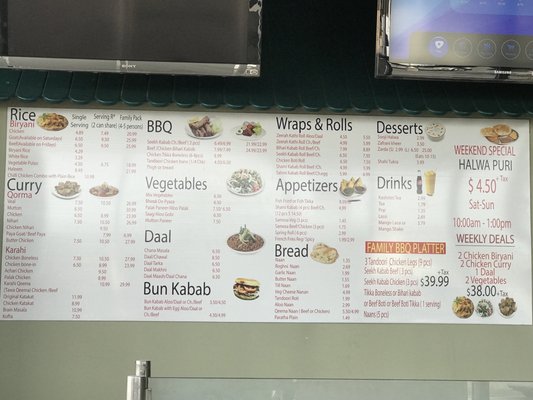 Menu photo 7 Zeerah Mississauga, ON