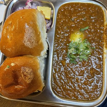 Puranpoli - Pav Bhaji: yummy! Recommend getting this - Vegetarian Near Me - Santa Clara, California Puranpoli - Pav Bhaji: yummy! Recommend getting this - Vegetarian Near Me - Santa Clara, California