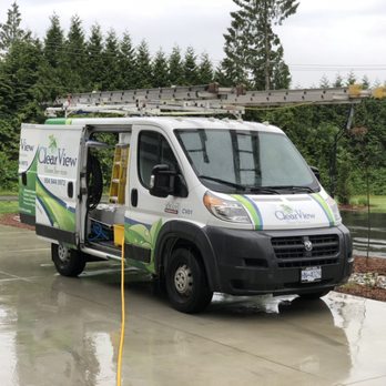ClearView Home Services - The set up for soft washing in action - Window Washing Near Me - Maple Ridge, British Columbia ClearView Home Services - The set up for soft washing in action - Window Washing Near Me - Maple Ridge, British Columbia