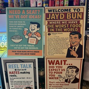 Jayd Bun - Few of the in shop signs! - Chinese Near Me - South Kingstown, Rhode Island