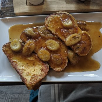 Farm Bell Kitchen - Banana foster French toast - Southern Near Me - Charlottesville, Virginia Farm Bell Kitchen - Banana foster French toast - Southern Near Me - Charlottesville, Virginia