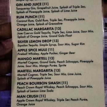 Loafers - Drink Menu - Bars Near Me - Catonsville, Maryland