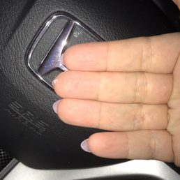 Nails uneven. Nails uneven.